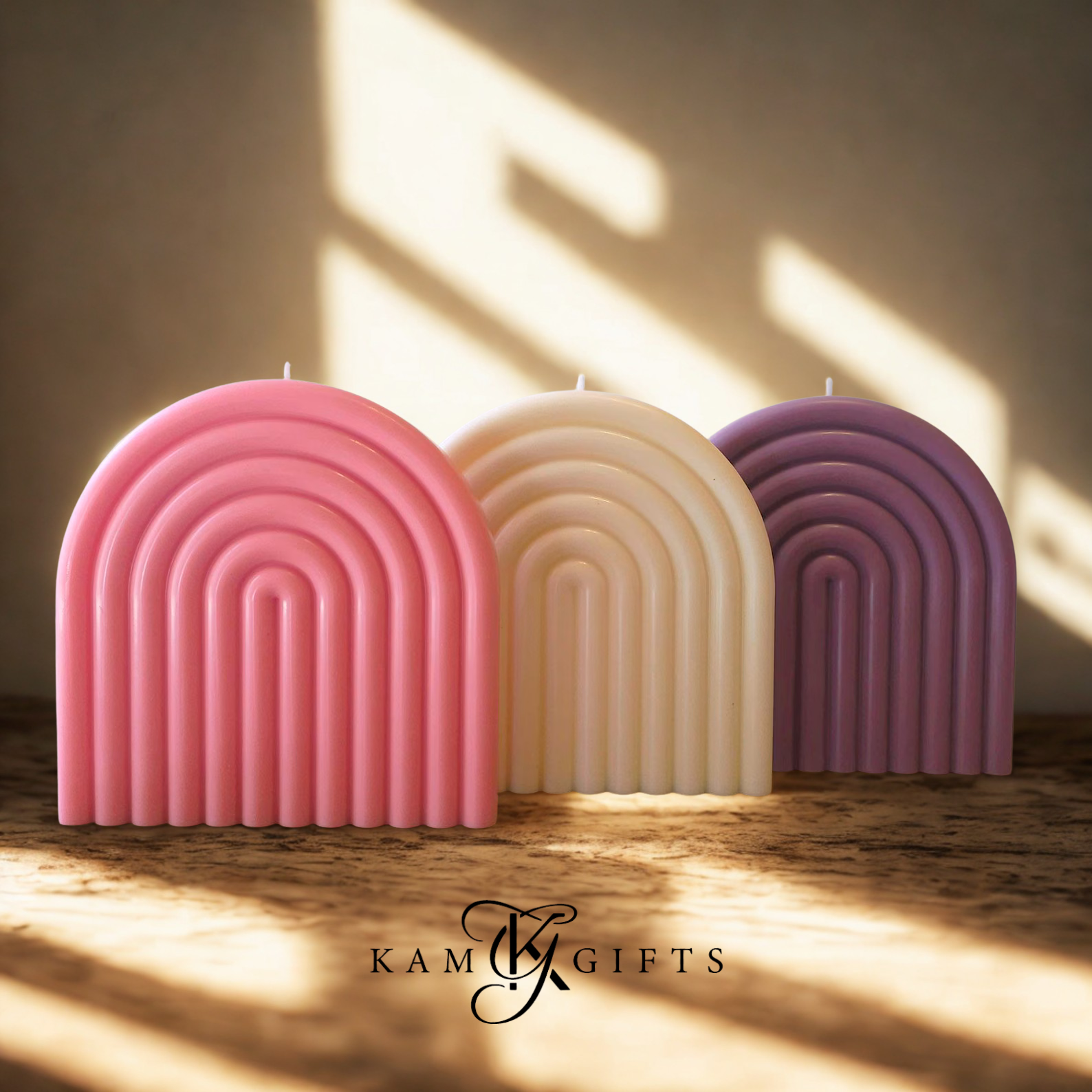 Rainbow Shaped Candle | Colorful Decorative Gift & Party Favor