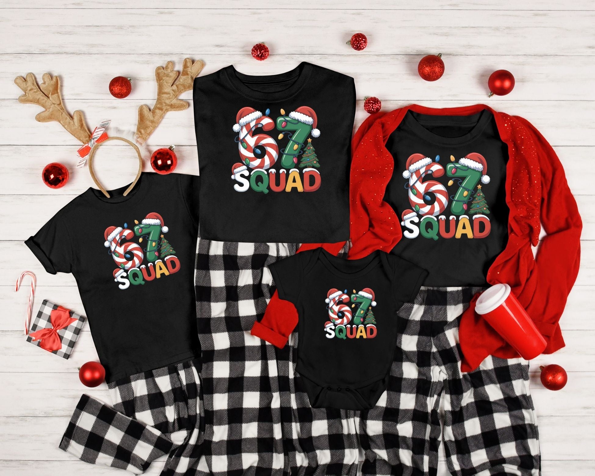 Kids Christmas Tee with Fun Holiday Design - Perfect for Family Gatherings, Gifts, Winter Celebrations, and Festive Outfits