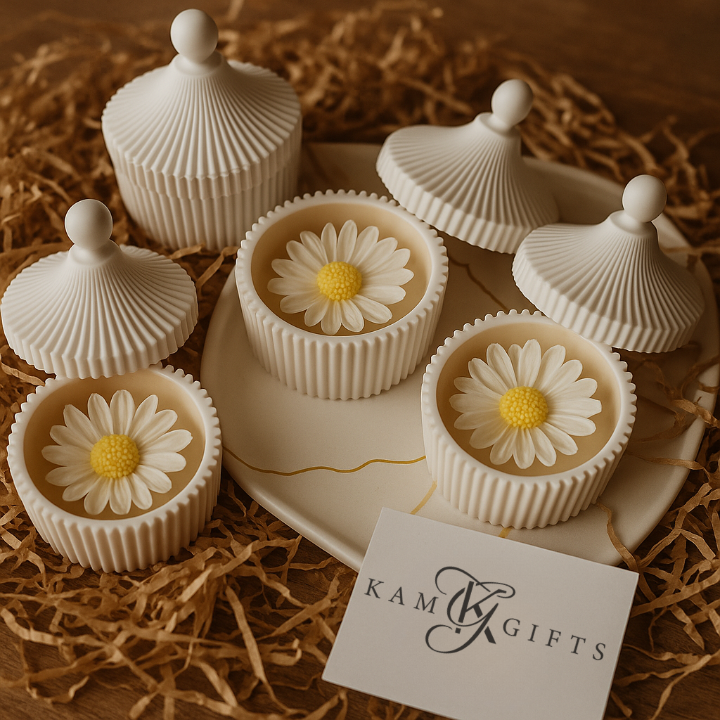 Peony Bloom Décor Set – Ceramic Elegance Collection