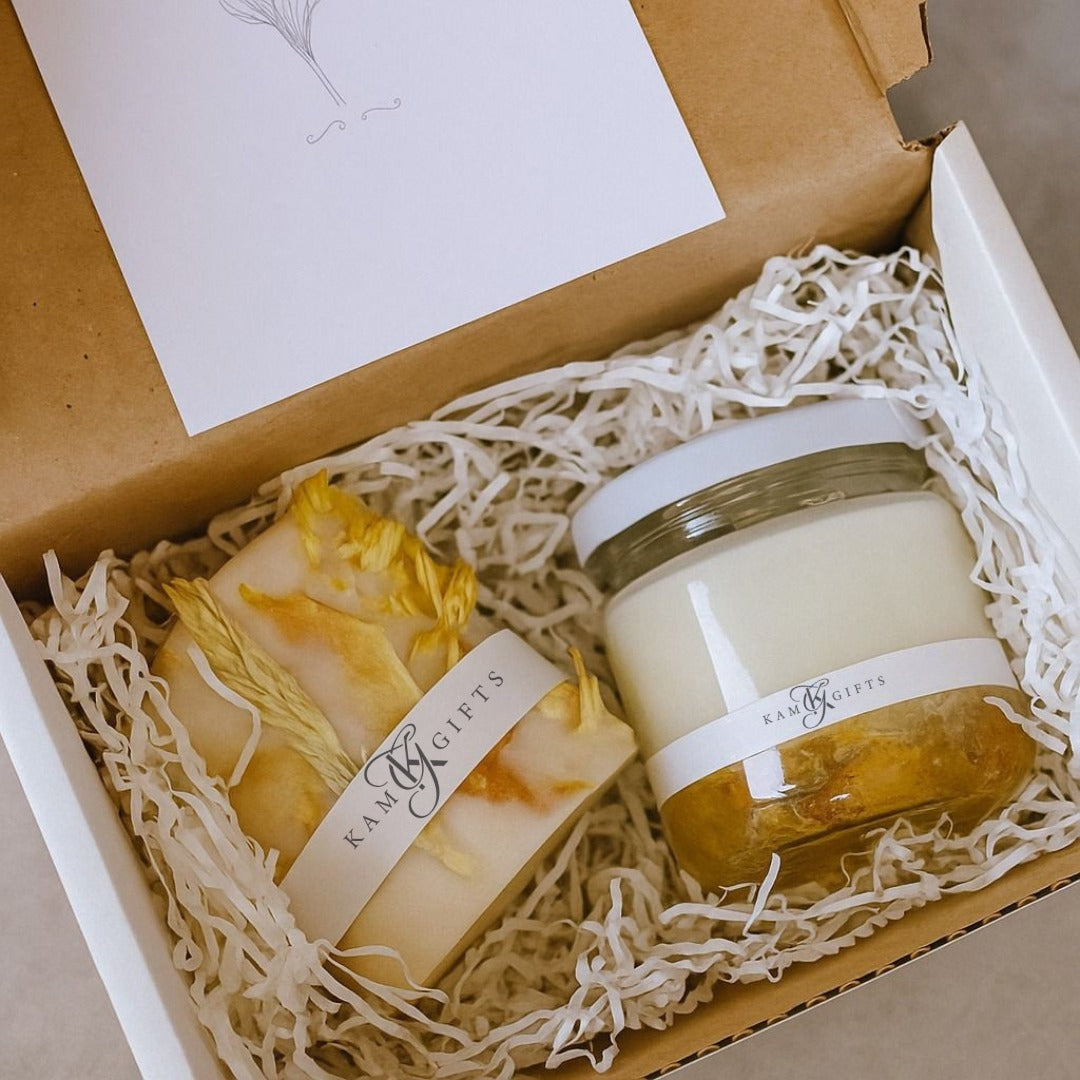 The Golden Glow Candle Duo