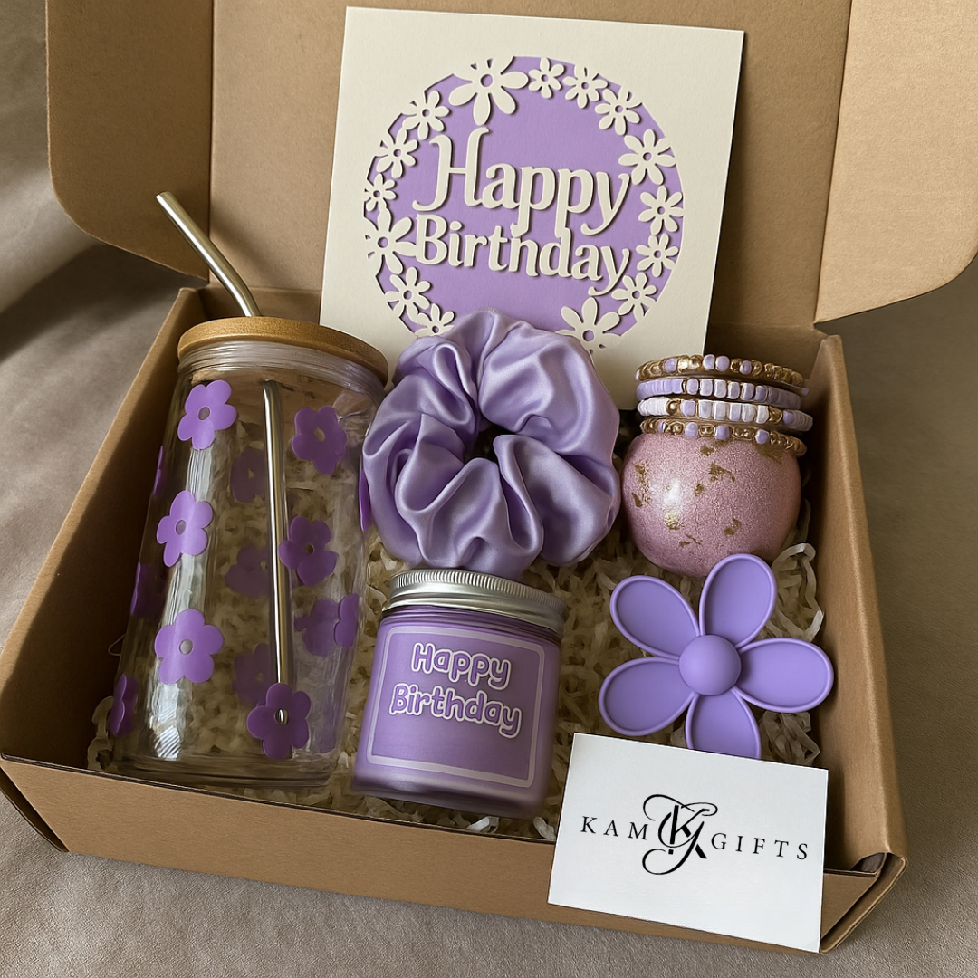 "Her" Birthday Gift Box – Personalized Spa & Relaxation Set for Her | KAM Gifts