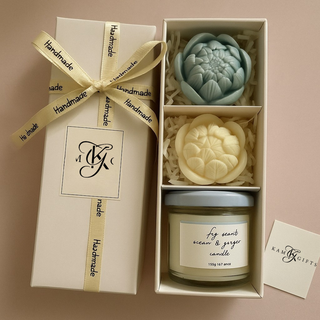 Luxury Floral Candle Gift Box