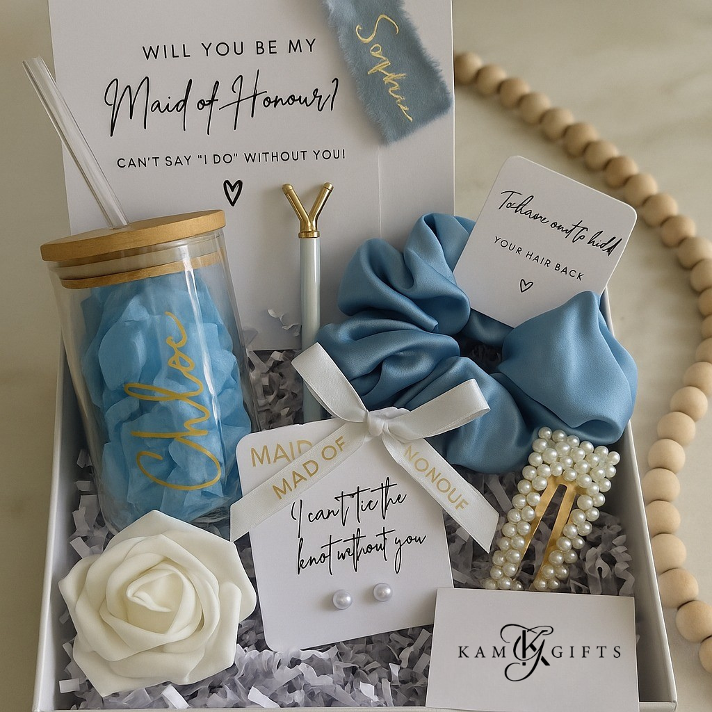 Maid of Honor Gift Box – Thoughtful Keepsakes for Your Wedding Day”